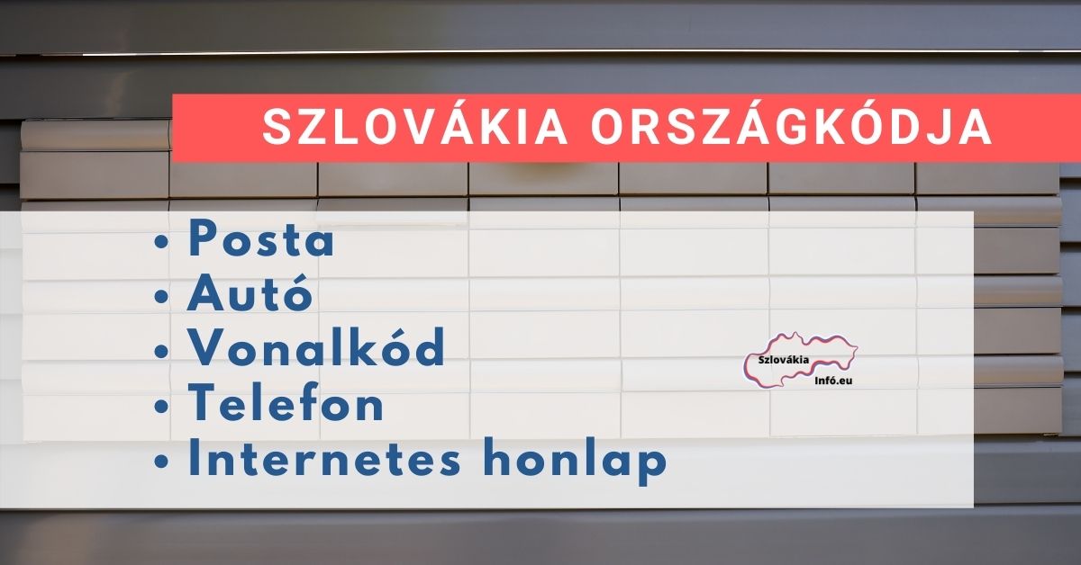 Szlovákia országkód